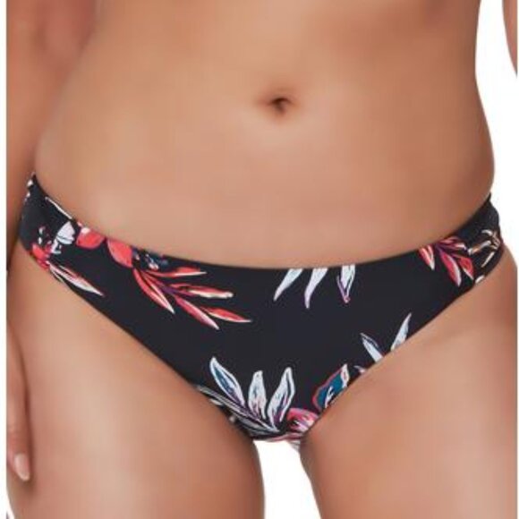 Bar III Tropical Escape Floral Hipster Bikini Bottoms - Picture 1 of 9
